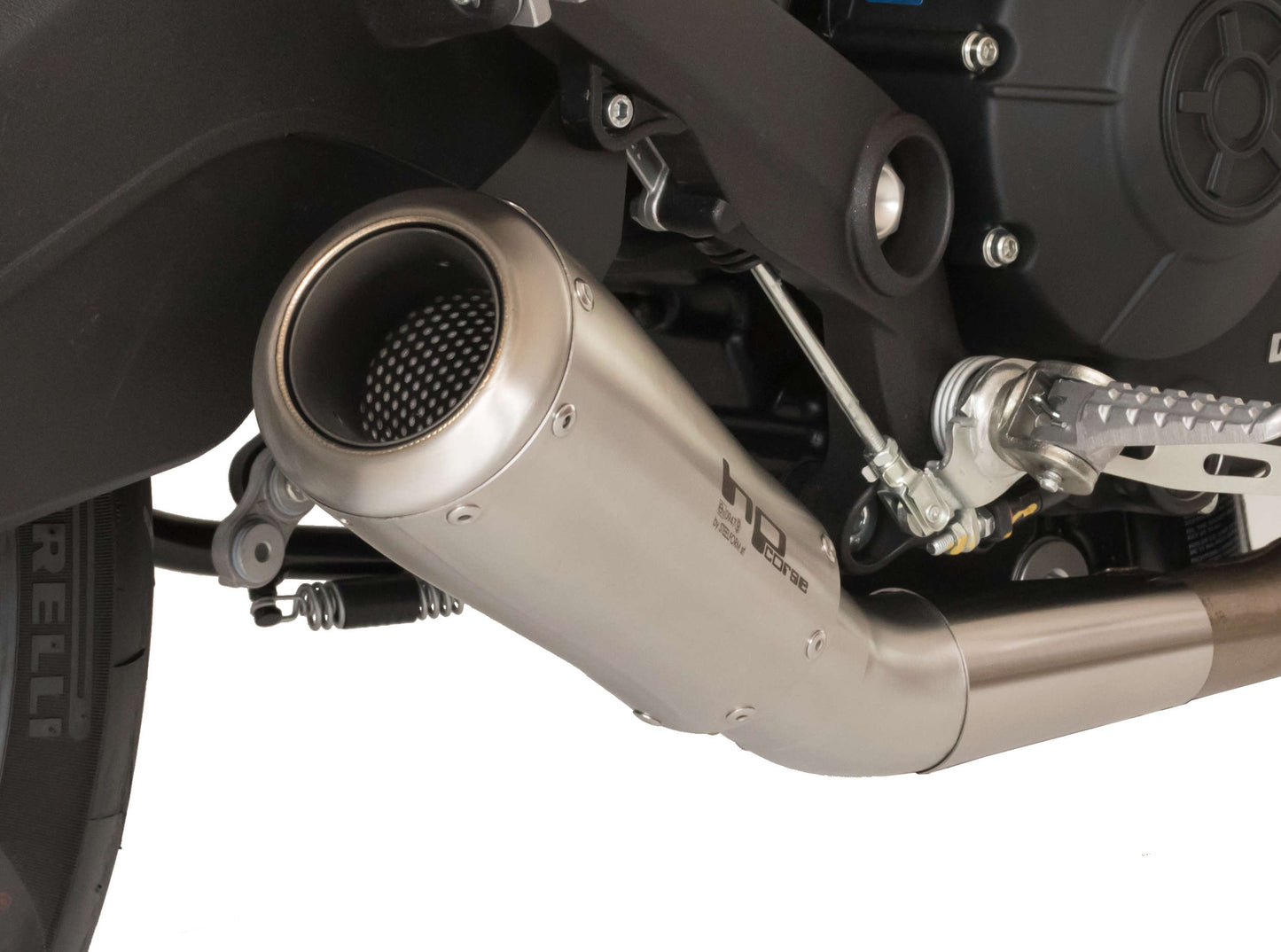 HP Corse Exhaust GP07 Satin Ducati Monster 797 2017-2020