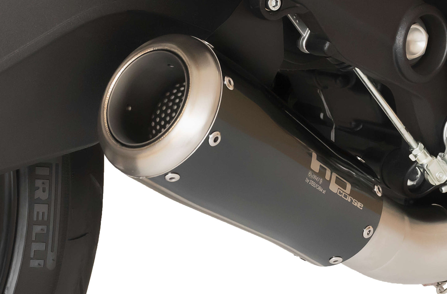 HP Corse Exhaust GP07 Black Ducati Monster 797 2017-2020