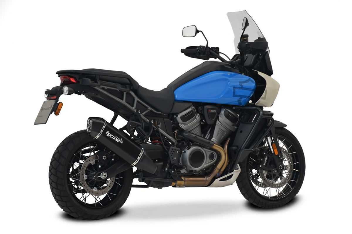 SPS Carbon 350 Schwarzes Titan Slip-on-Auspuff Harley Davidson CVO Pan America 1250 (2021+)