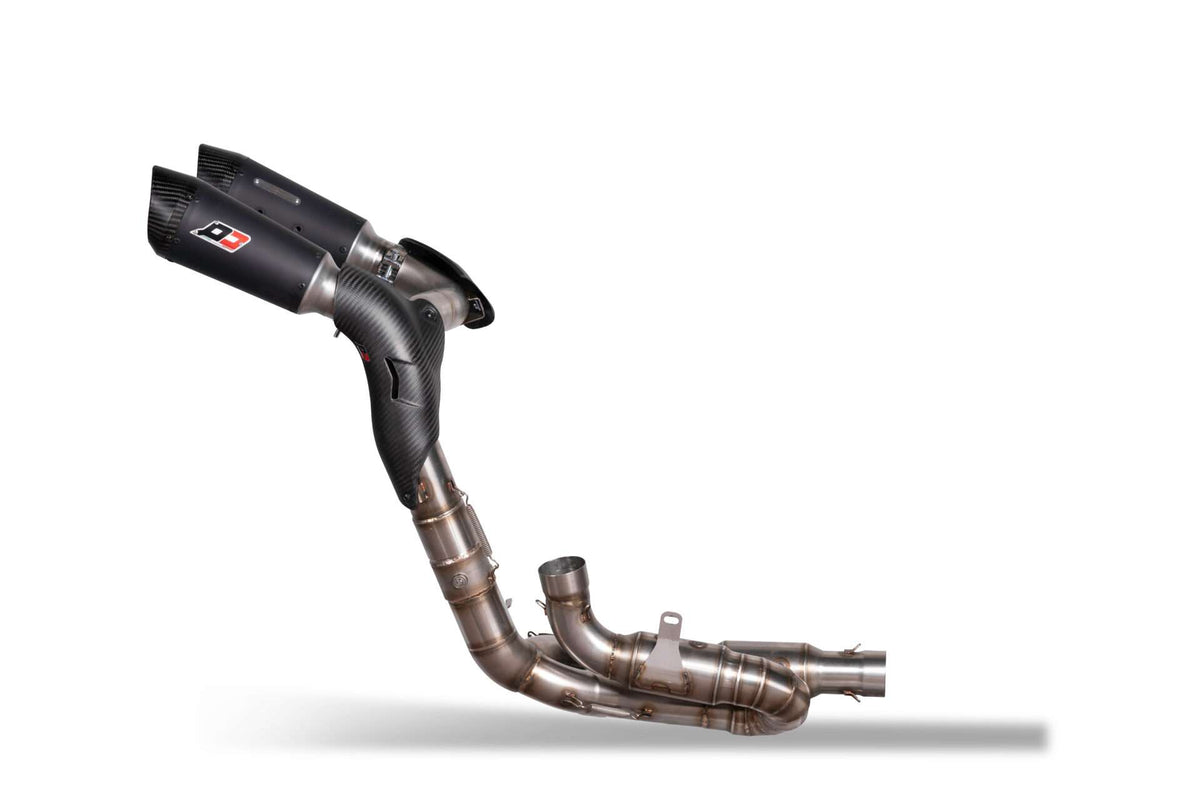 QD Exhaust halvkomplett avgassystem Ducati Streetfighter V4 (2020–2024) Euro 5