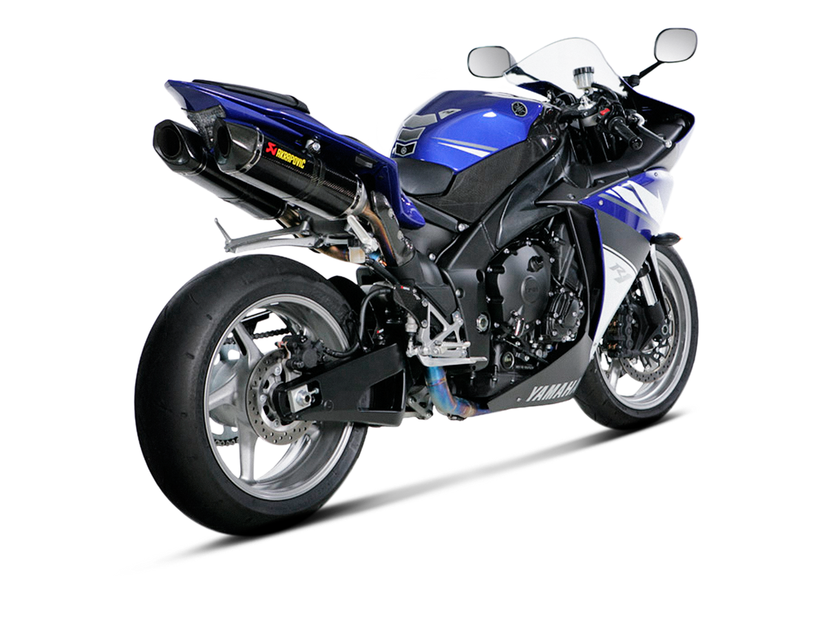 Akrapovic Evolution Line-Auspuffanlage KIT (Carbon) Yamaha R1 2009-2014