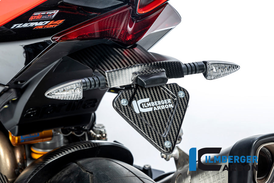 Titular de la placa de número Matt Carbon Aprilia RSV4 (2021+)