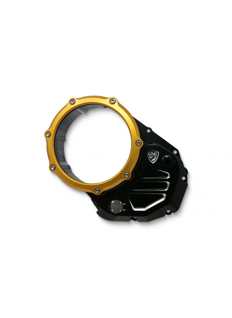 Clutch Cover Bicolore Monster 937 / Desertx - Pramac Racing Limited Edition - Black -Gold Ducati Monster 950 + (Plus) (2021+)