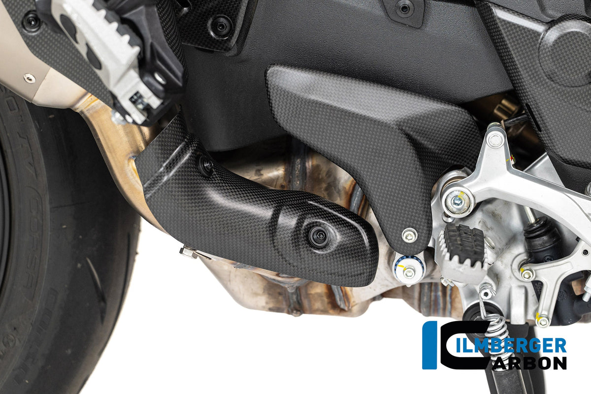 Uitlaatbocht hitteschild mat carbon Ducati Multistrada V4S (2025+)