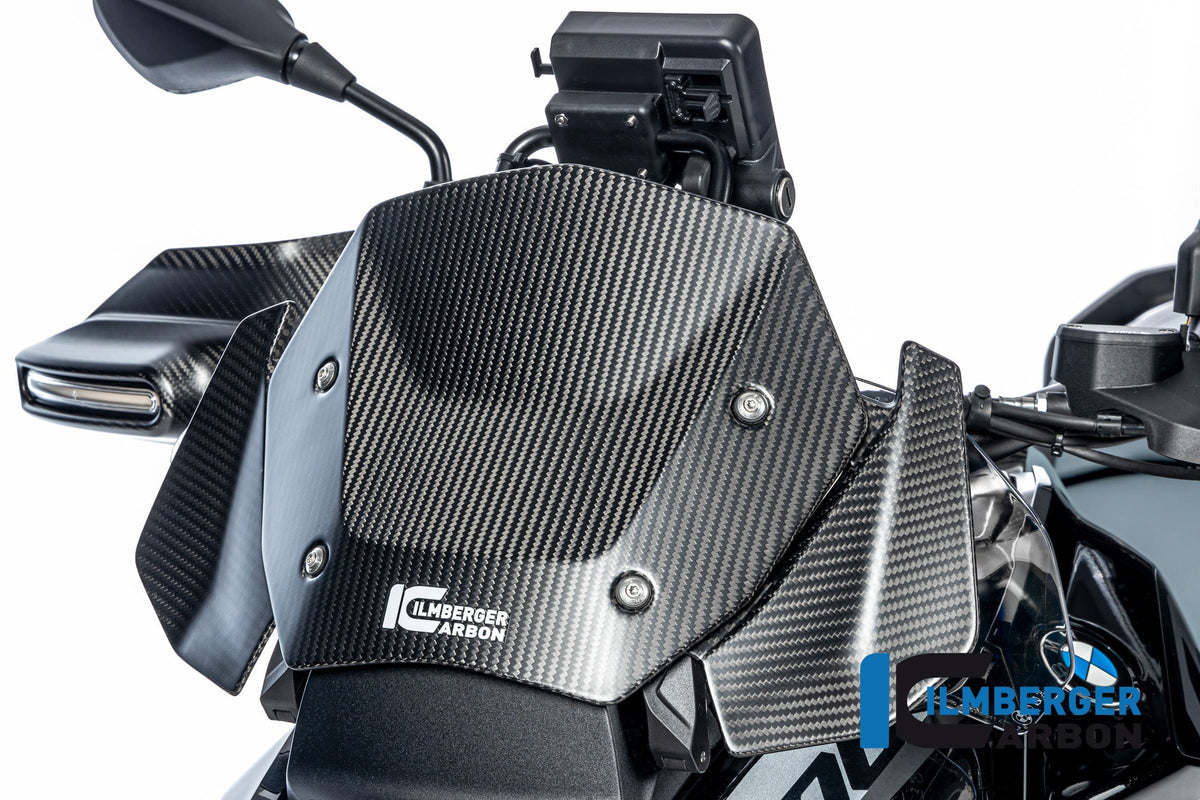 Windbeschermer links mat carbon BMW R1300GS Adventure Trophy 2024+