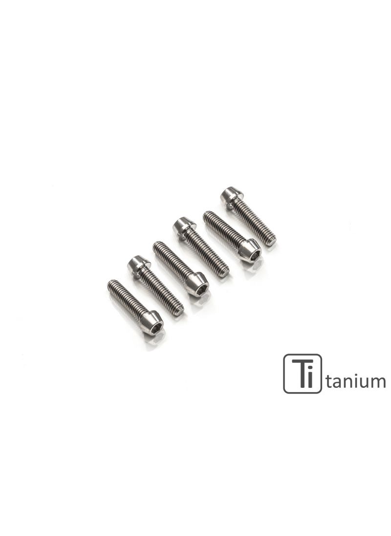 Titanium Bolt Kit (5 stycken) för torrt koppling täcker Panigale V4 R Ducati Panigale V4 R Racing (2019+)