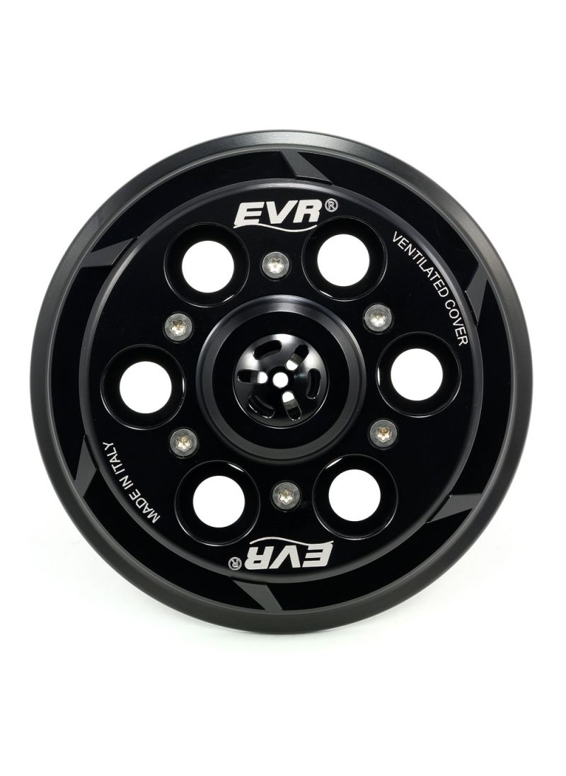 EVR Anti-clank Drukplaat Koppeling - basis zwart / zwarte topplaat Ducati Hypermotard 1100 (2007-2012)