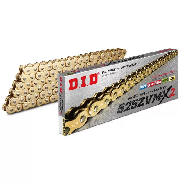Outlet deal: D.I.D ZVM-X2 chain (gold) 525 - 120 universal