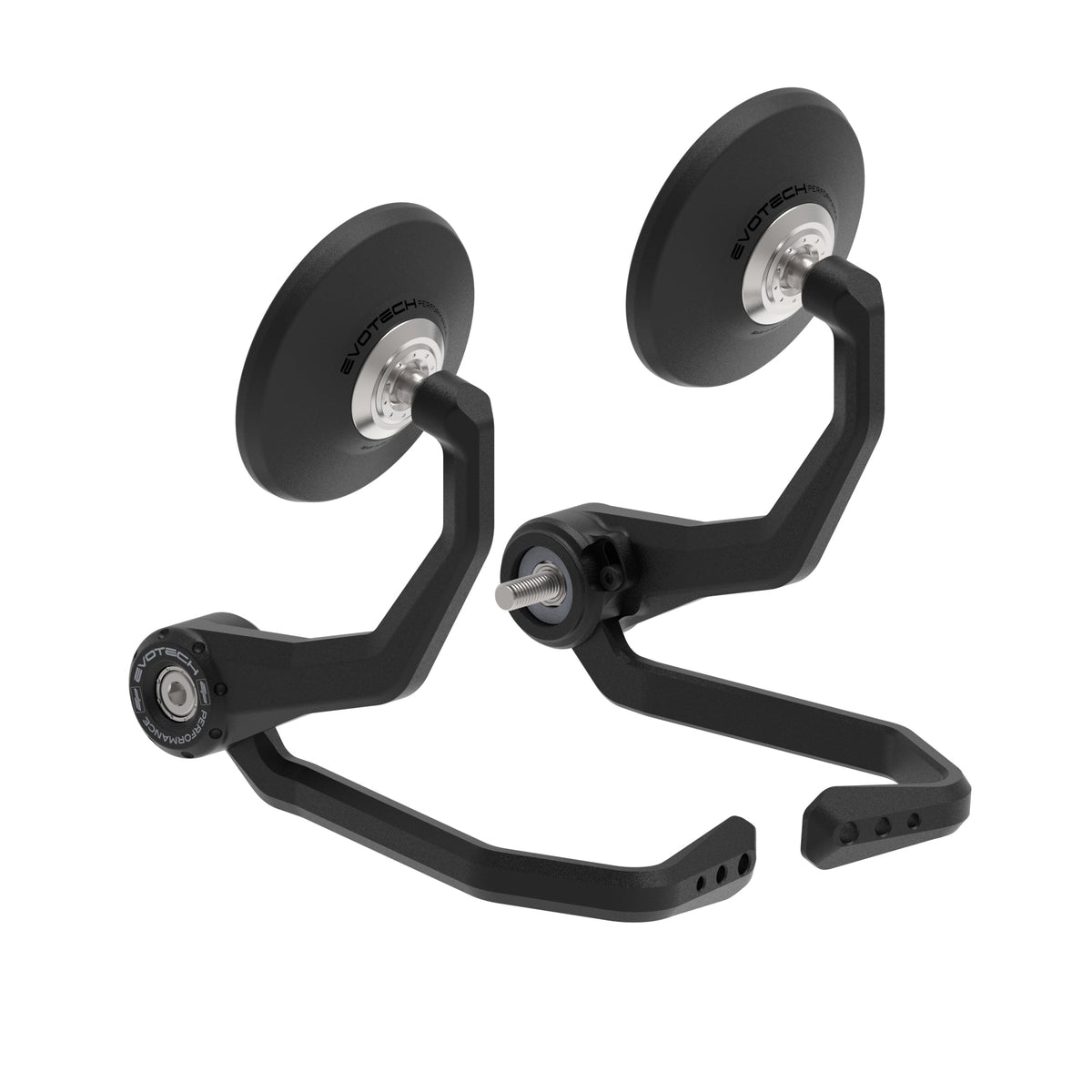Evotech Bar End Spiegels incl. Remhendel en Koppelingshendel Beschermer Kit - Kawasaki Z125 (2019+)