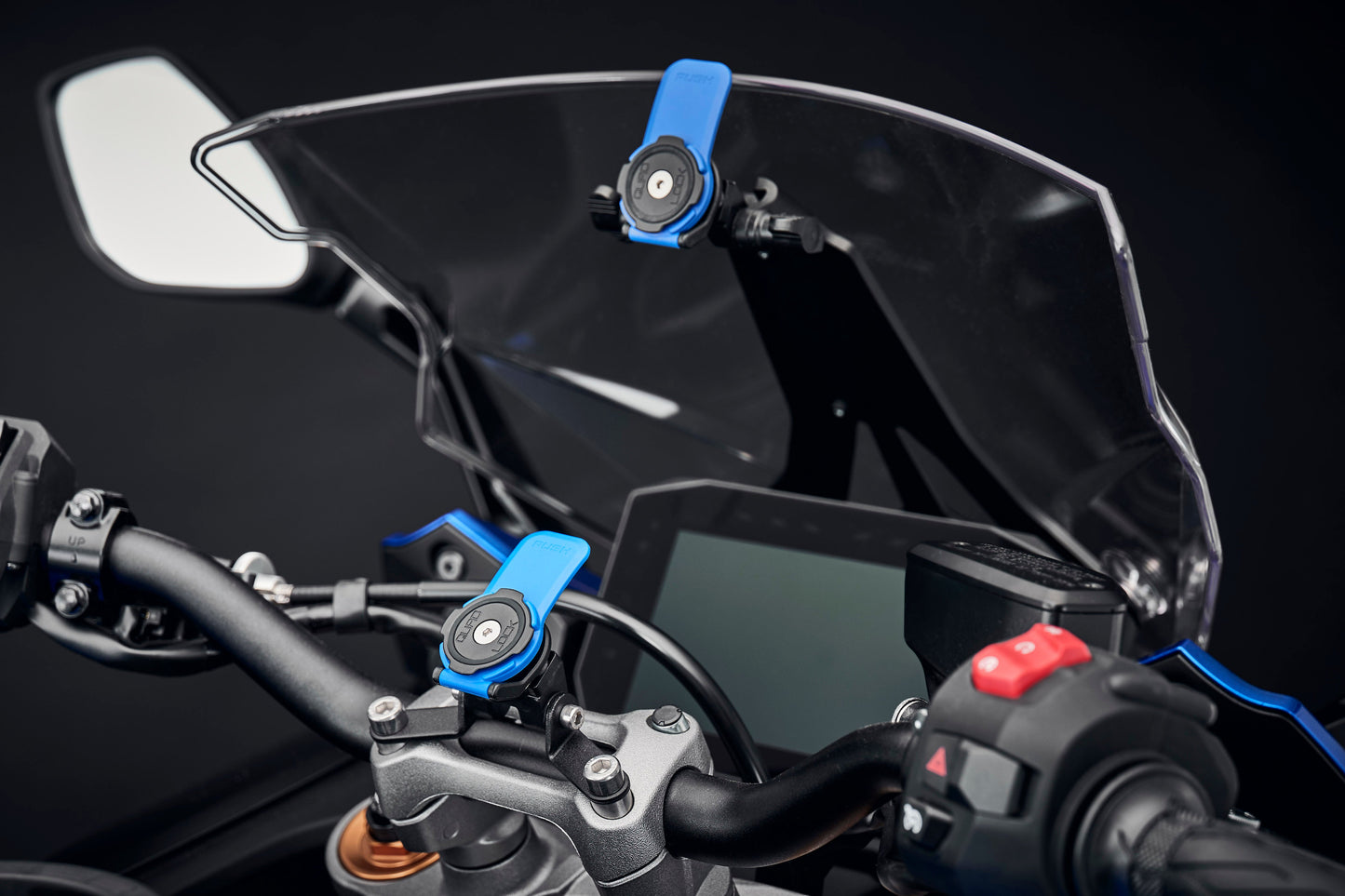 Navigatiesteun (stuurklemmontage) Evotech Performance voor Quad Lock - Suzuki GSX-S1000GT (2022+)