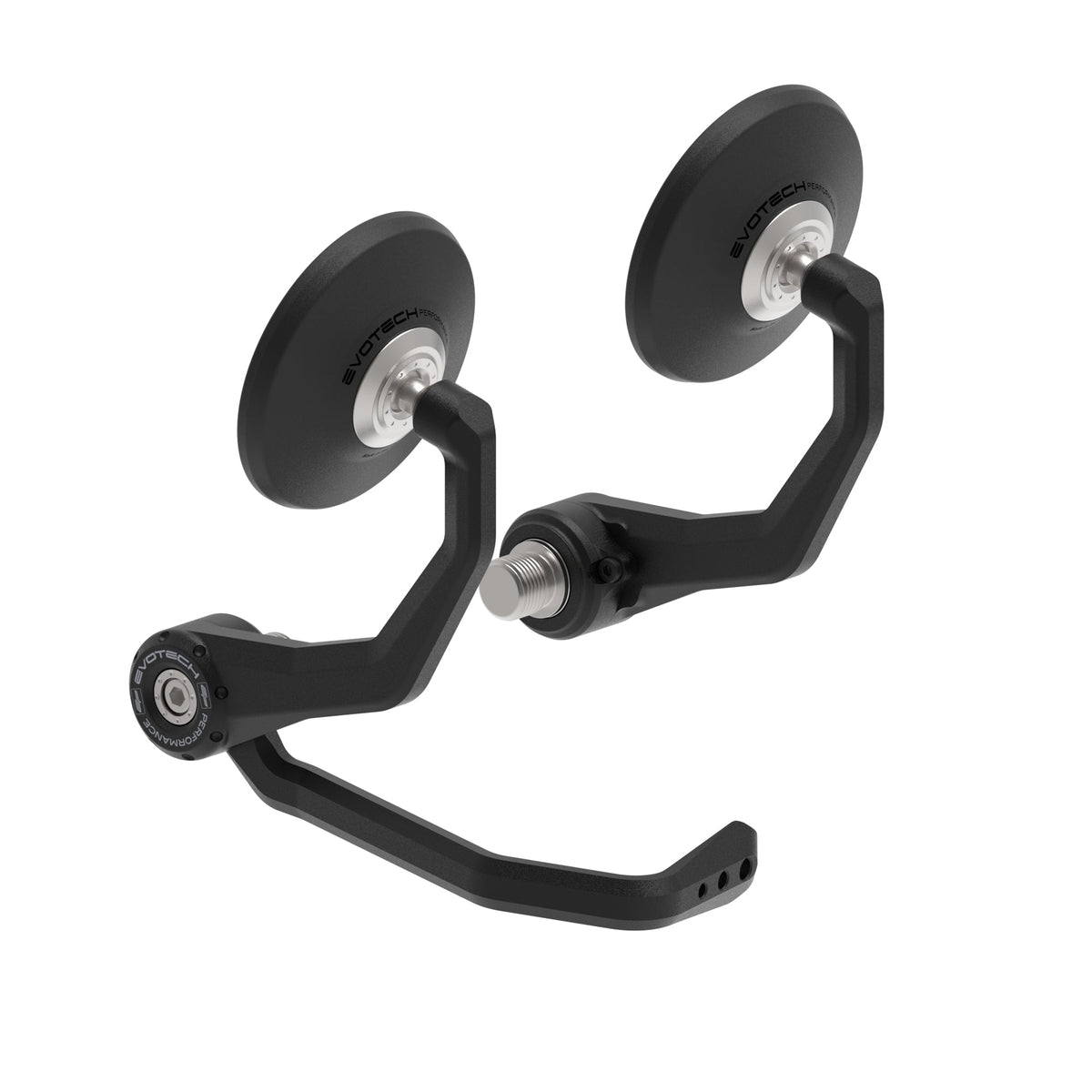 Bar End Spiegels (Retro) incl. Remhendel Beschermer Set Evotech - QJ Motor SRK 125 S (2025+)
