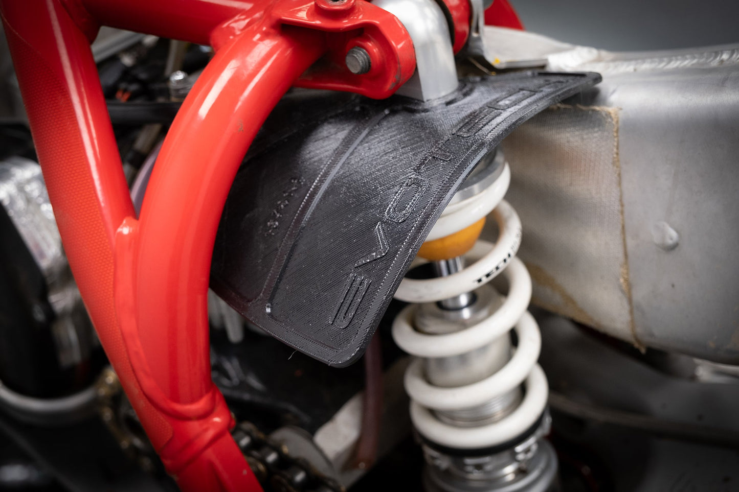 Evotech Rear Shock Mud Flap - Gas Gas TXT GP 300 (2023+)