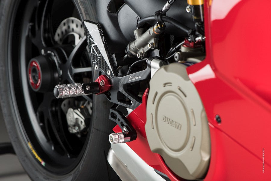 Justerbar bromslänkuppsättning R (specialutgåva) med fällbara fotstöd Ducati Panigale V4 SP 2021-2024