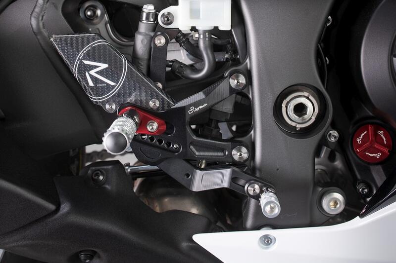 Justerbar bromsbrytare med fällbara fotstöd och standardomkopplare Kawasaki Ninja ZX-10R Performance 2021+
