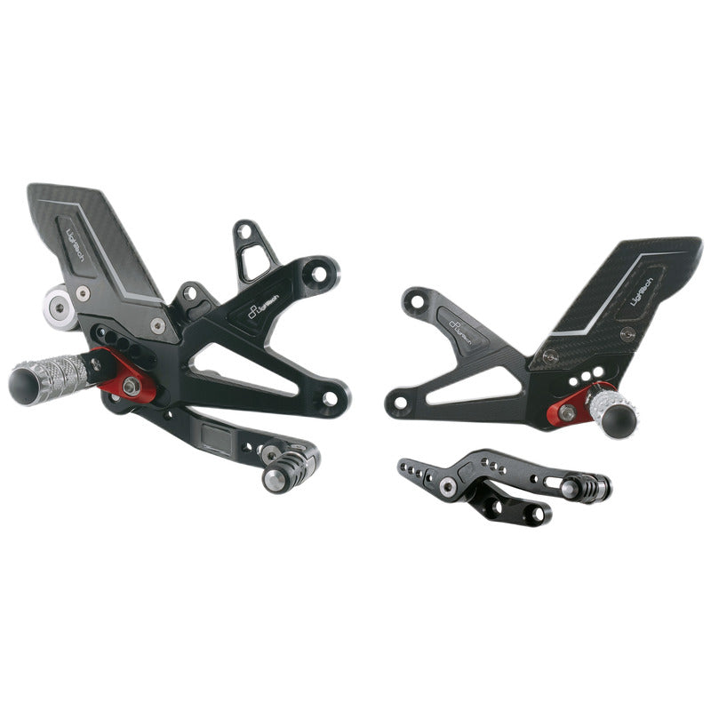 Justerbar bromslänkuppsättning R (specialutgåva) med fällbara fotstöd Triumph Daytona 765 2020-2021