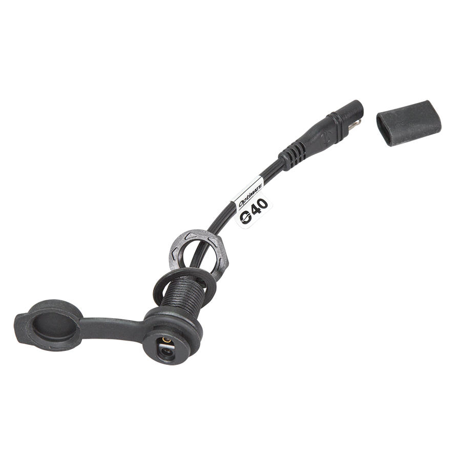 OptiMate O-40s paneelinbouw socket – SAE naar SAE – Ø18 mm – 7A max