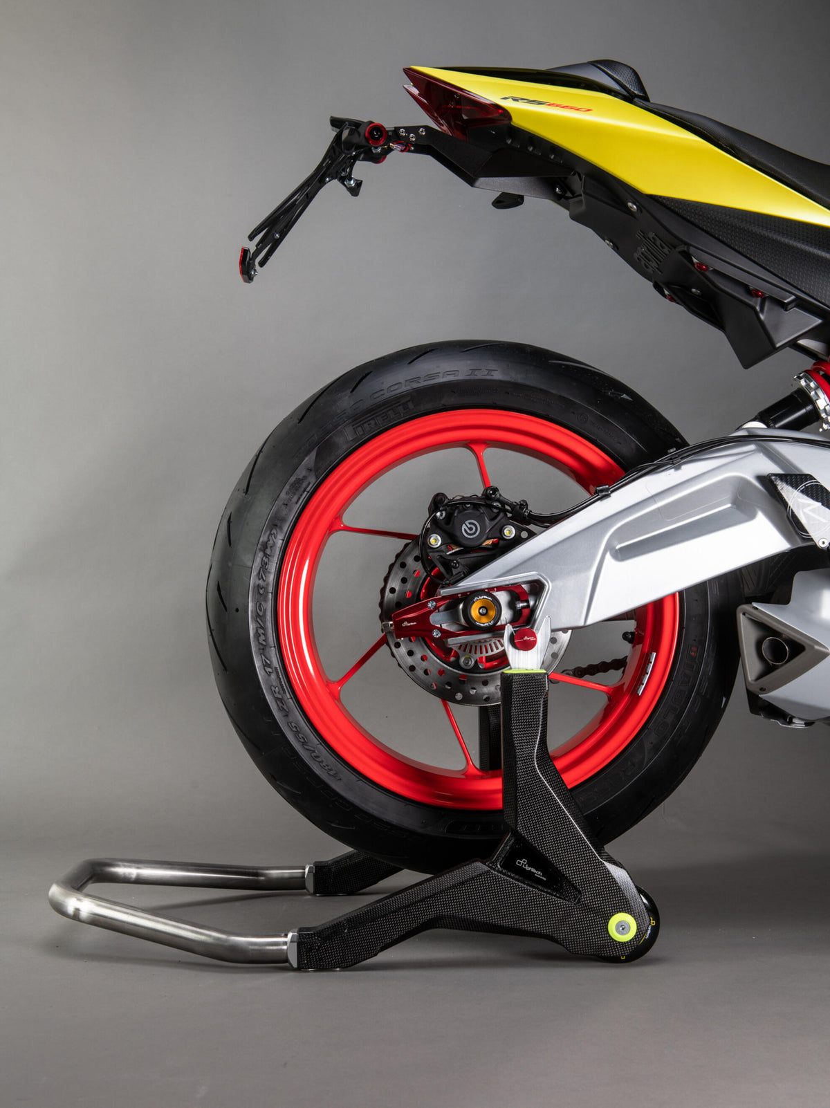 LighTech Carbon Paddock Stand Aprilia 660