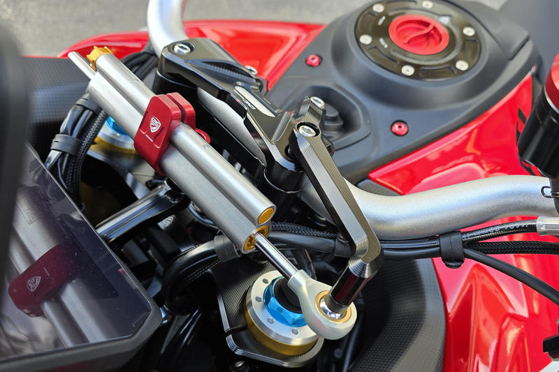 Steering Damper Clamp Kit RM251 Compatible Ducati Multistrada V4 RS 2024+