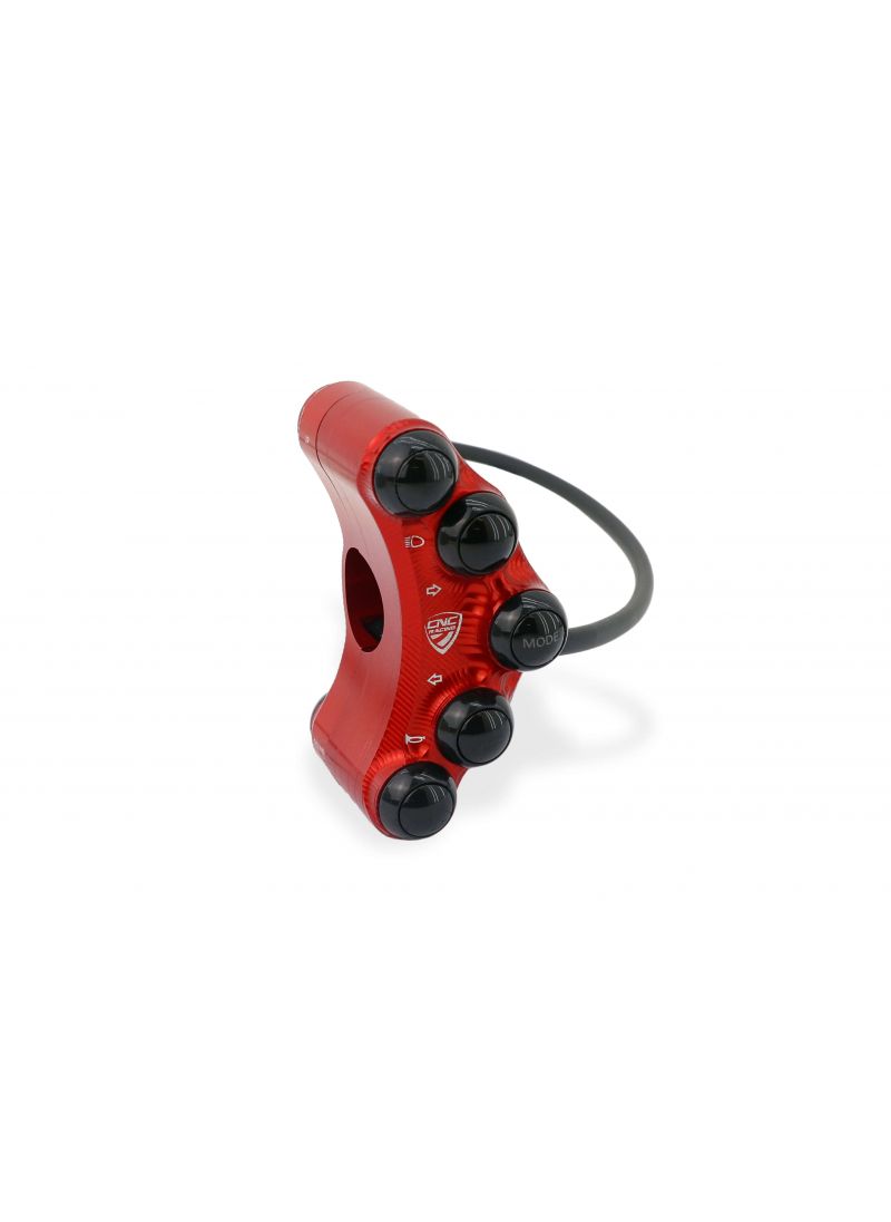 Left Handlebar Switch Kit - Street Use - Red Version Ducati Diavel Strada (2013-2015)