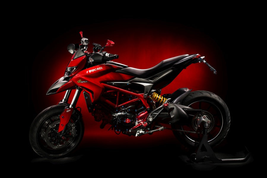 Lightech 'Race' License Plate Holder - Innovation meets Elegance - Ducati Hypermotard 821 /939 Hyperstrada 821 /939 2013-2018