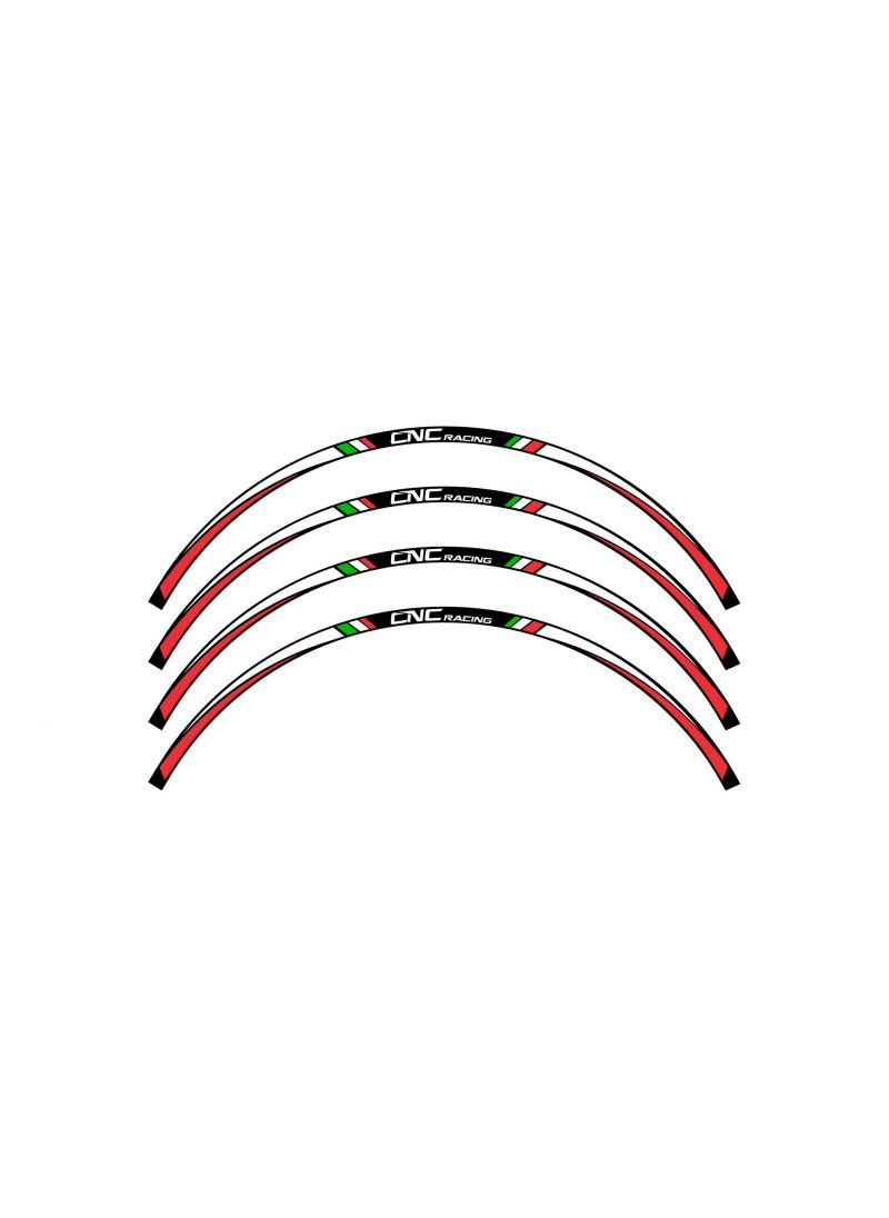 Rimstripe velgsticker set - 17 inch velgen Triumph Tracker 400 (2026+)