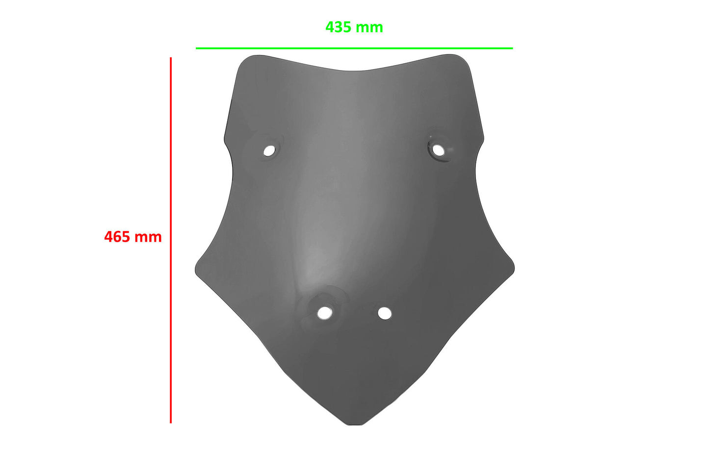 Sport Windscherm Dark Smoke Ducati Multistrada V4 Rally (2023-2024)
