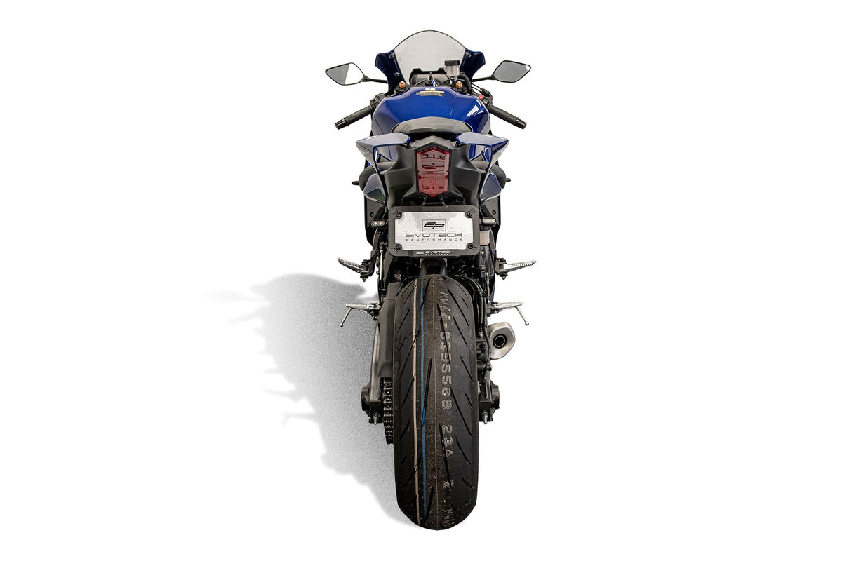 Verstelbare kentekenplaathouder incl. knipperlichten Evotech - Yamaha YZF-R7 (2022 - 2025)