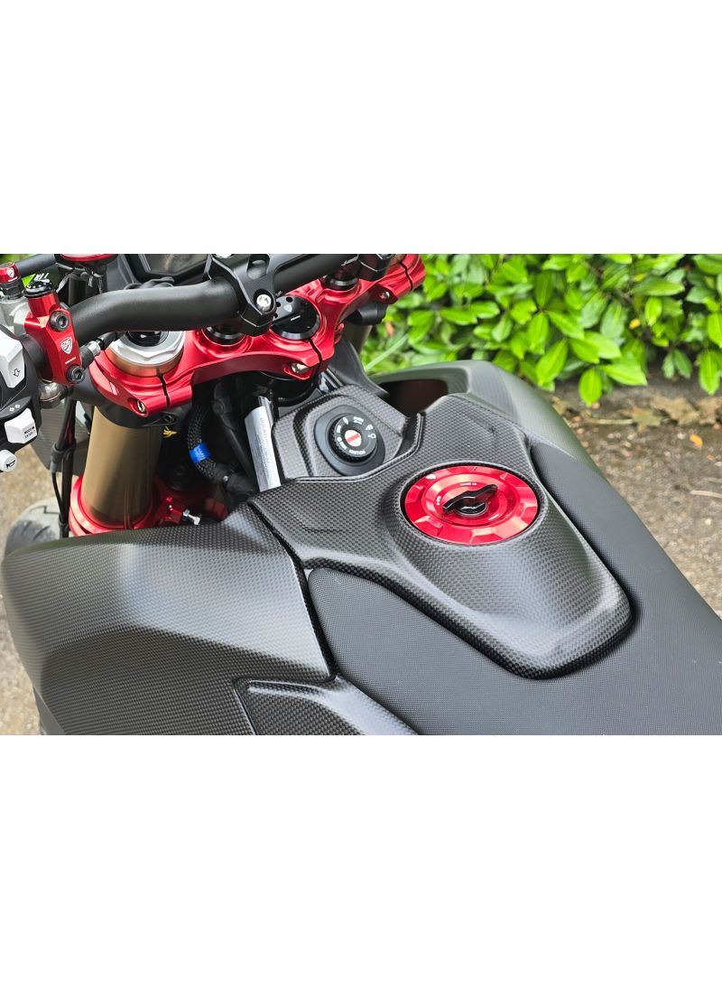 Fuel Tank Top Cover Matt Carbon Ducati Hypermotard 698 Mono 2024+