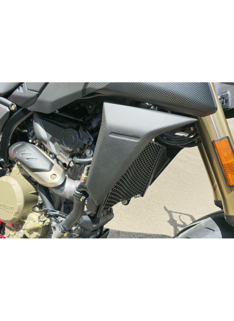 Lower Fuel Tank Covers Matt Carbon Ducati Hypermotard 698 Mono 2024+