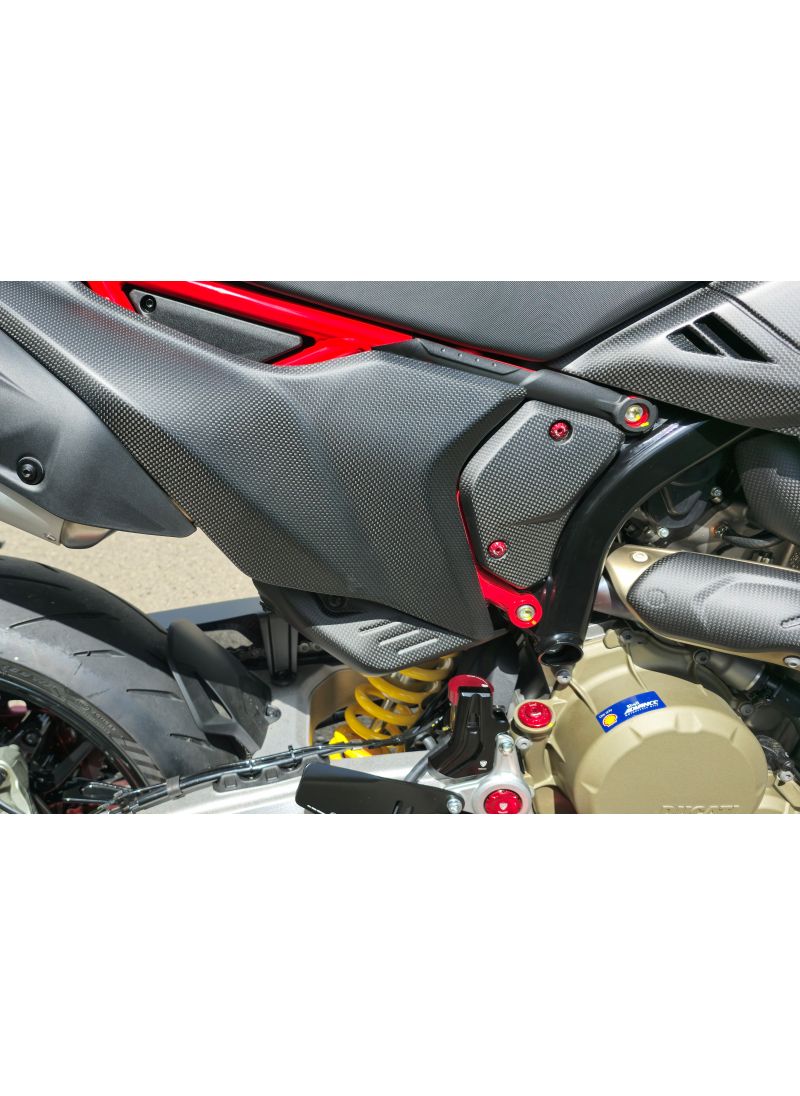 Frame Side Covers Matt Carbon Ducati Hypermotard 698 Mono 2024+