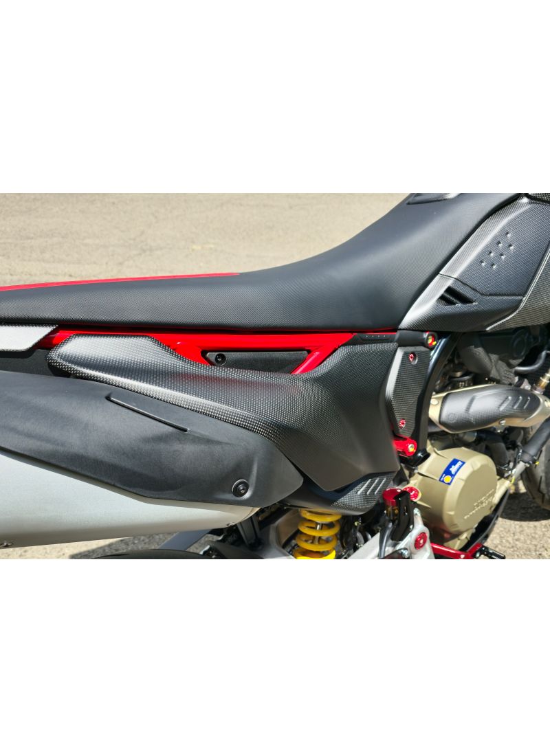 Rear Subframe Covers Matt Carbon Ducati Hypermotard 698 Mono 2024+