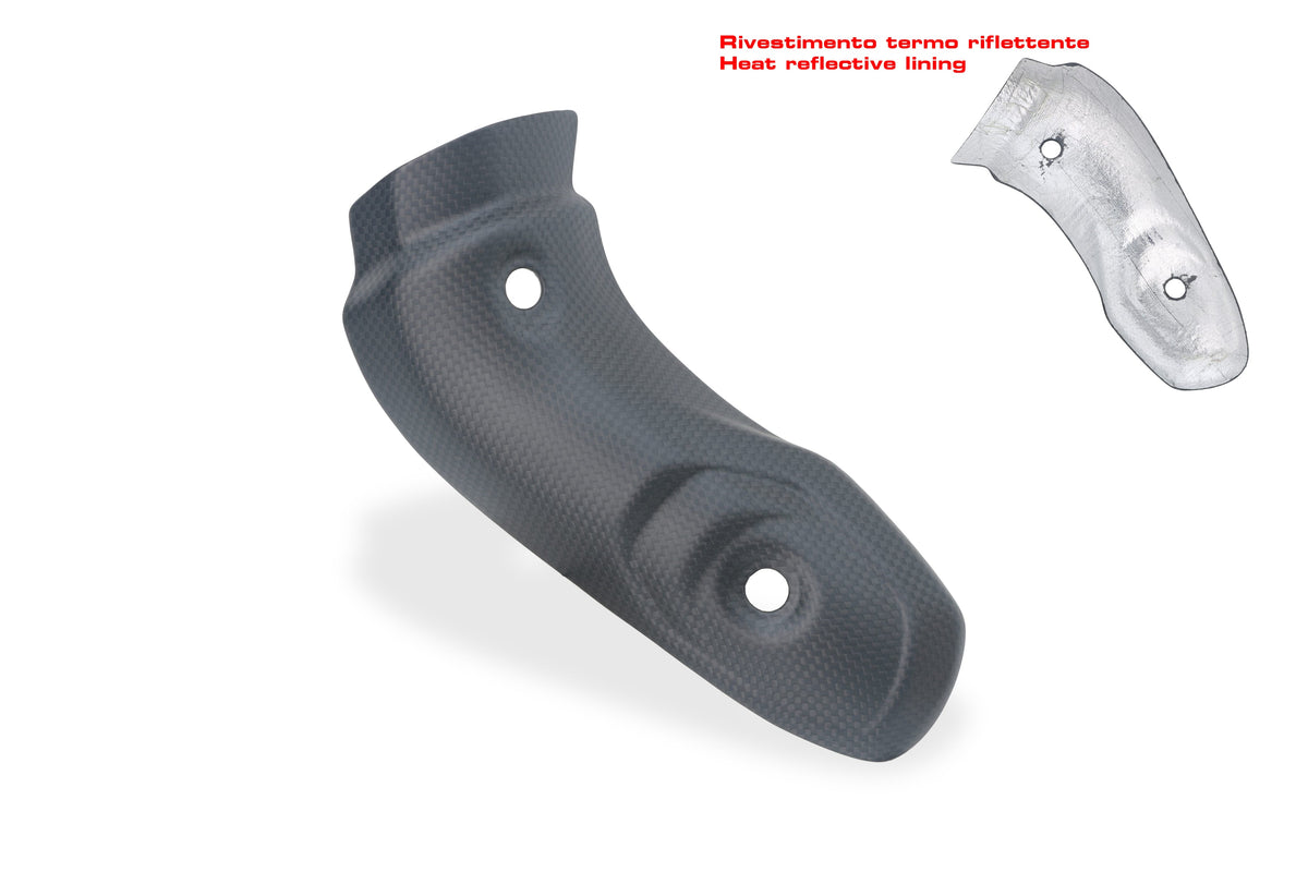 CNC Racing Uitlaatbocht hitteschild mat carbon Ducati Multistrada V4 S 2025+