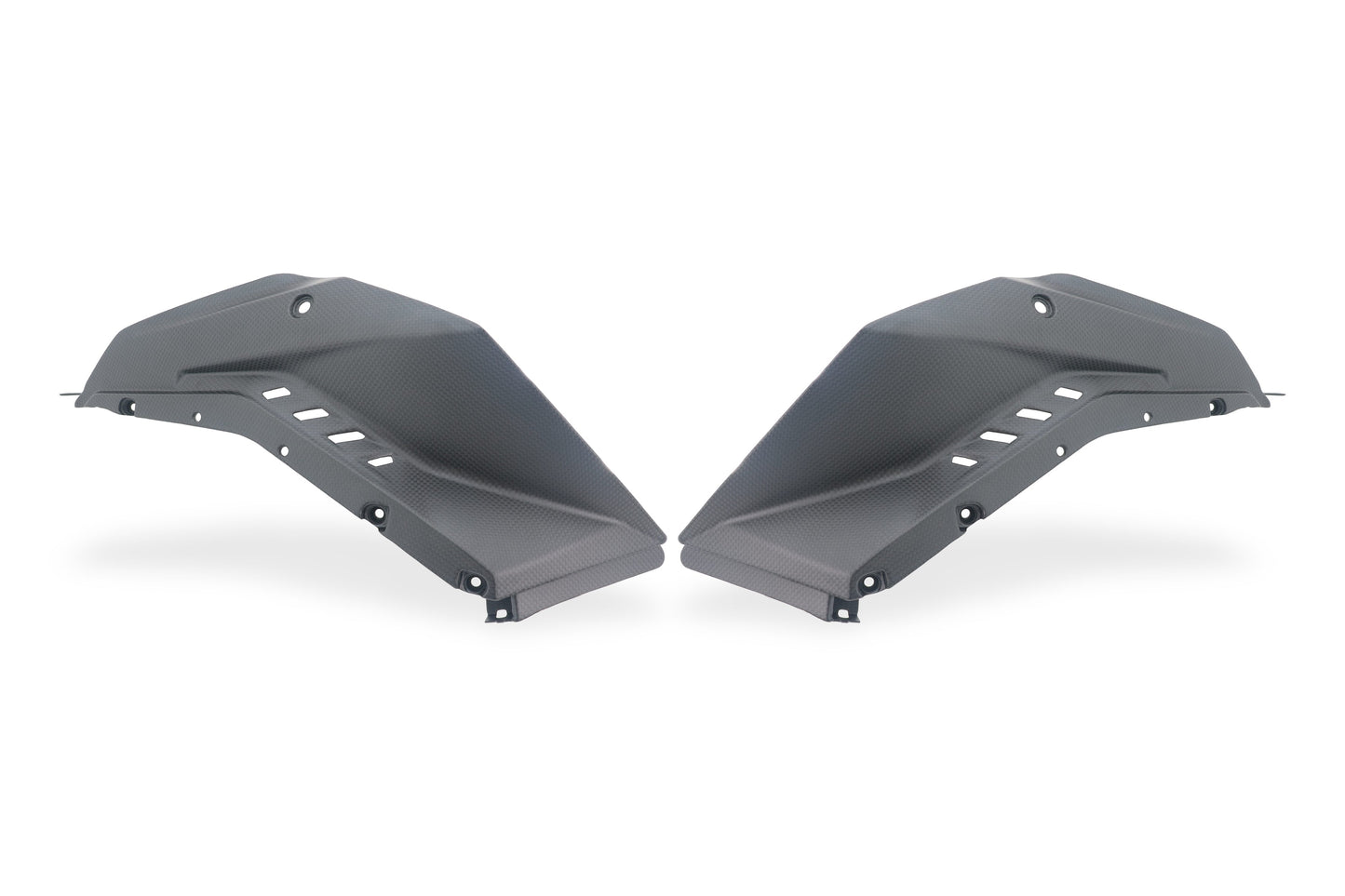 CNC Racing Zijpanelen onder luchtgeleiders mat carbon Ducati Multistrada V2 S 2025+