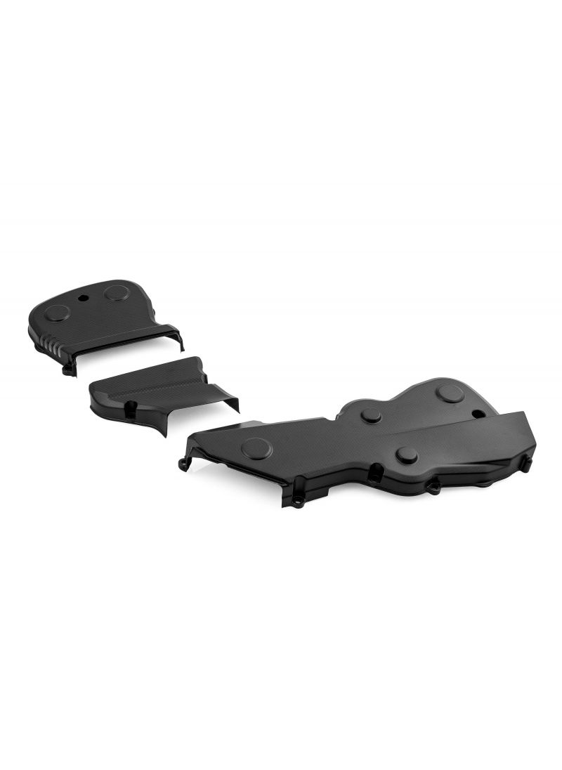 Matt Carbon Timing Belt Cover för Ducati Hypermotard 821 och 939 Ducati Hyperstrada 939 (2016-2018)