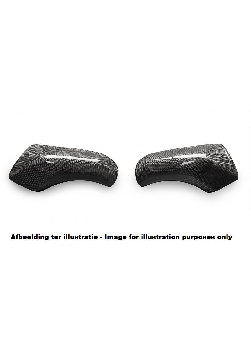 Glossy Carbon-Kevlar Fuel Tank Protector Set (2 st) 848 1098 1198 Ducati 848Evo (2010-2013)