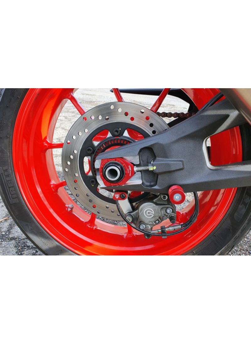 Rear Axle Nut Set - Black Red Gold Silver Ducati Scrambler 1100 Special (2018-2020)