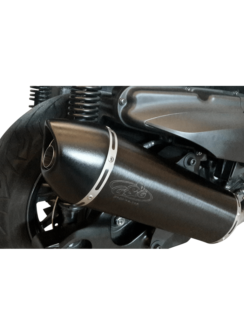 G&G Exhaust Yamaha X-Max 400 2013-up