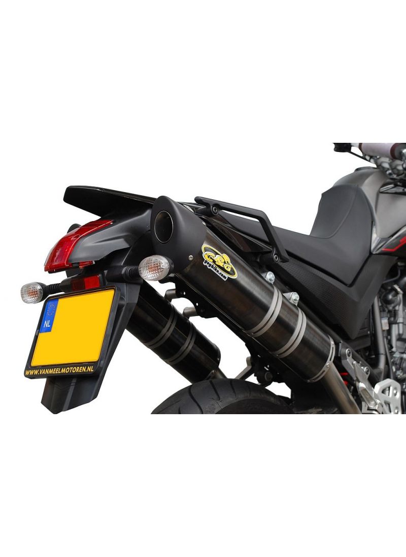 G&G Oval Exhaust Kit Yamaha XT660X XT660R 2004-2016
