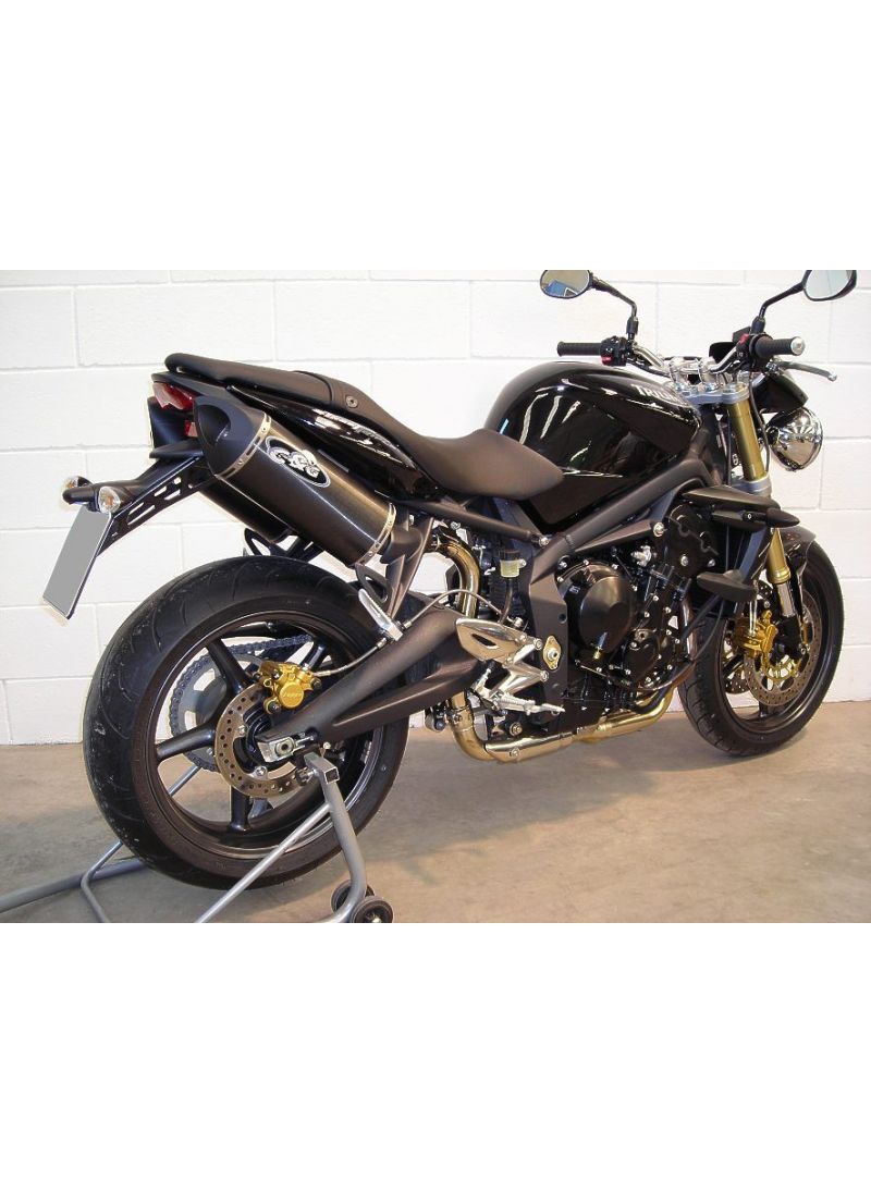 G&G Twist avgaser Triumph Street Triple (R) 675
