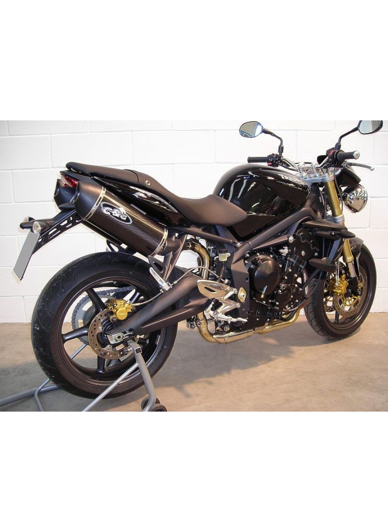 G&G Exhaust Set Triumph Street Triple (R) 675