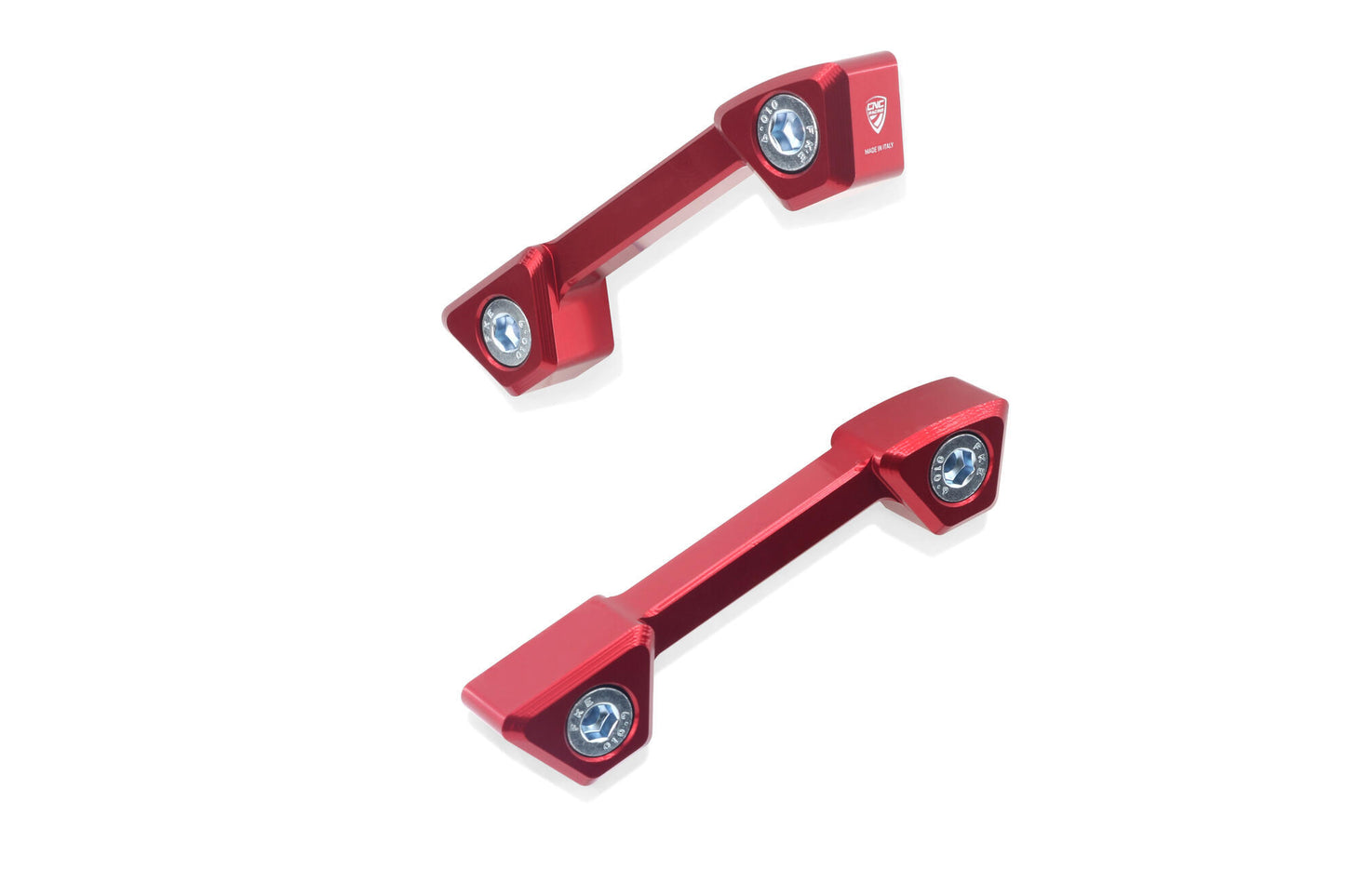 Detail CNC Racing bagagehaak duosteun vervanger rood Panigale V2 Streetfighter V2
