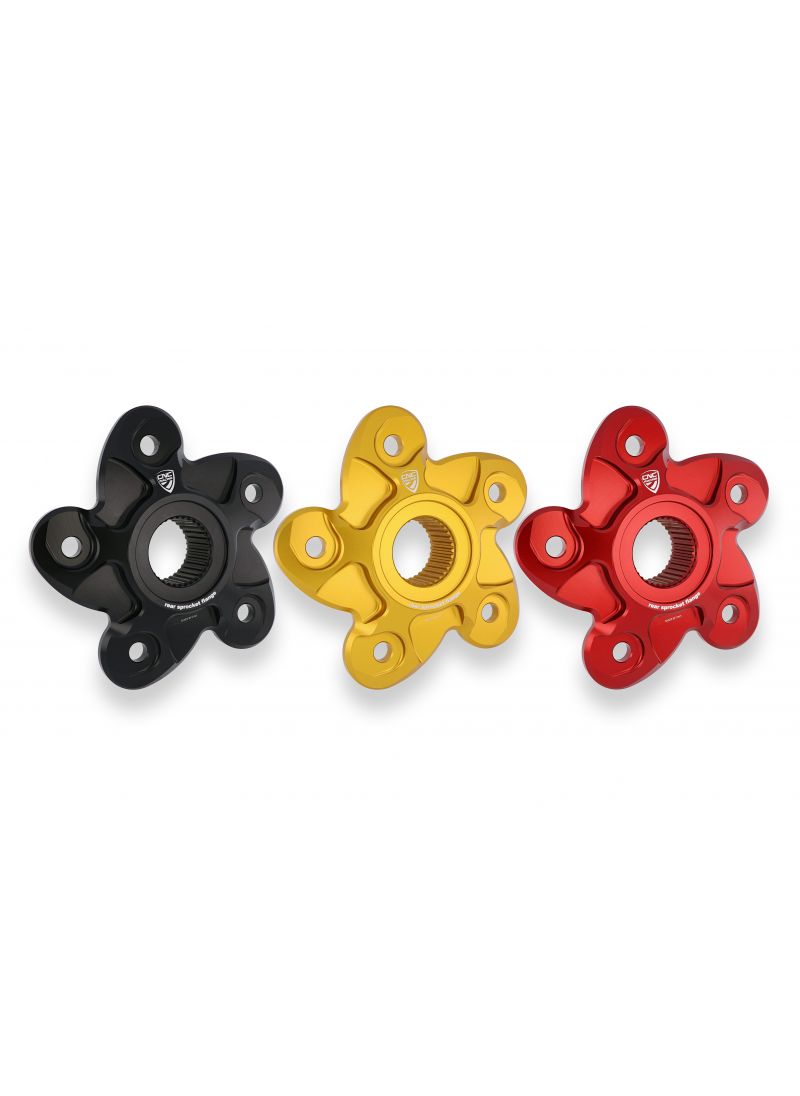 Achtertandwieldrager 5-bouts (smalle achteras) models Ducati Hypermotard 1100 (2007-2012)