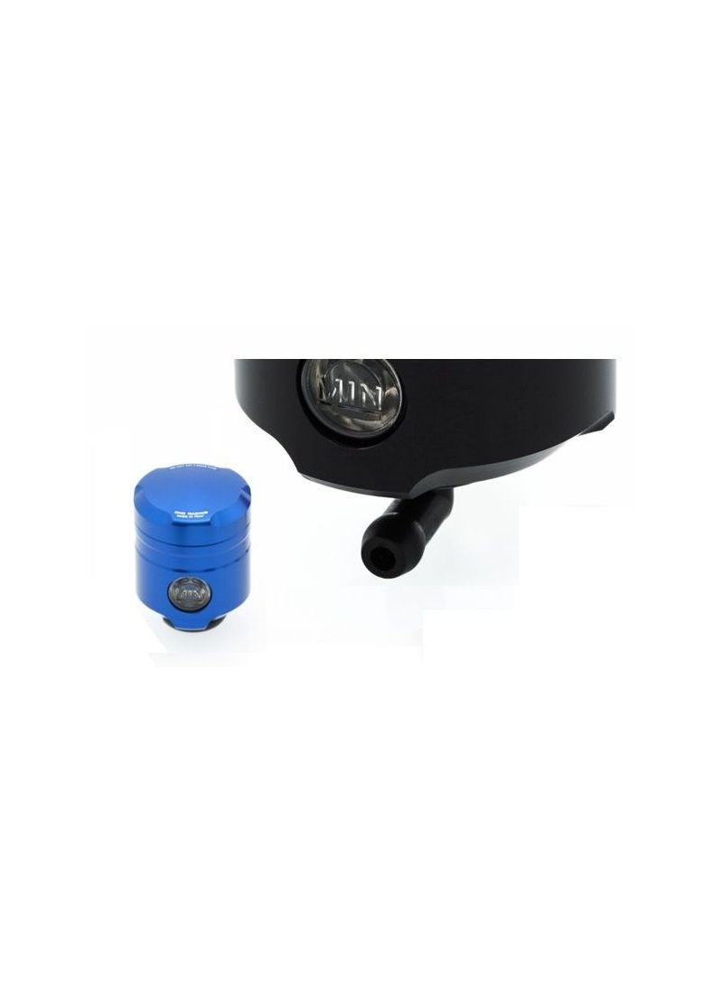 CNC Racing Brake Fluid Reservoir Blue - Side Outflow