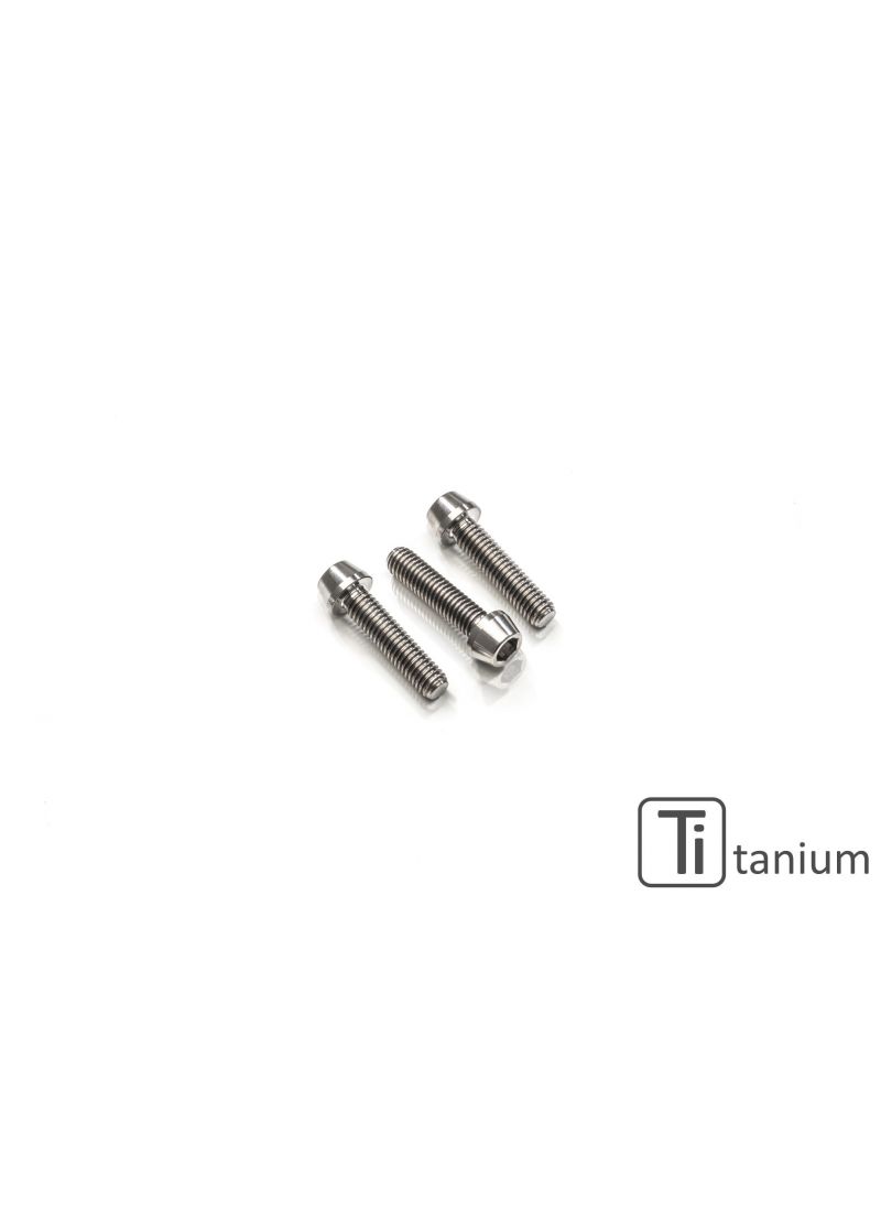 Screws Set Clutch Slave Cylinder M6x16 (3 PCS)-Titanium Ducati Monster S2R-1000 (2005-2007)
