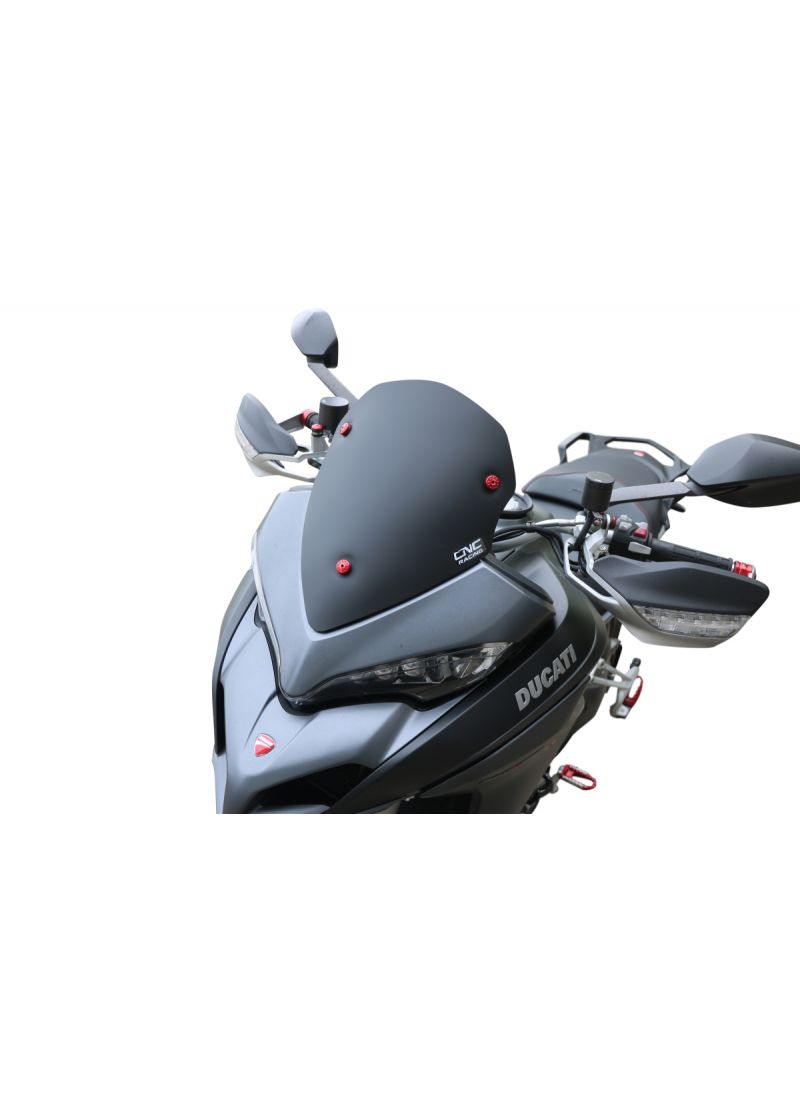Sport Windshield Matt Black Ducati Multistrada 950 1200DVT 1260 and V2 Ducati Multistrada 1200 Pikes Peak (2016-2017)