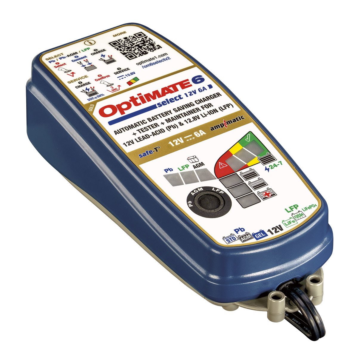 Optimate battery chargers