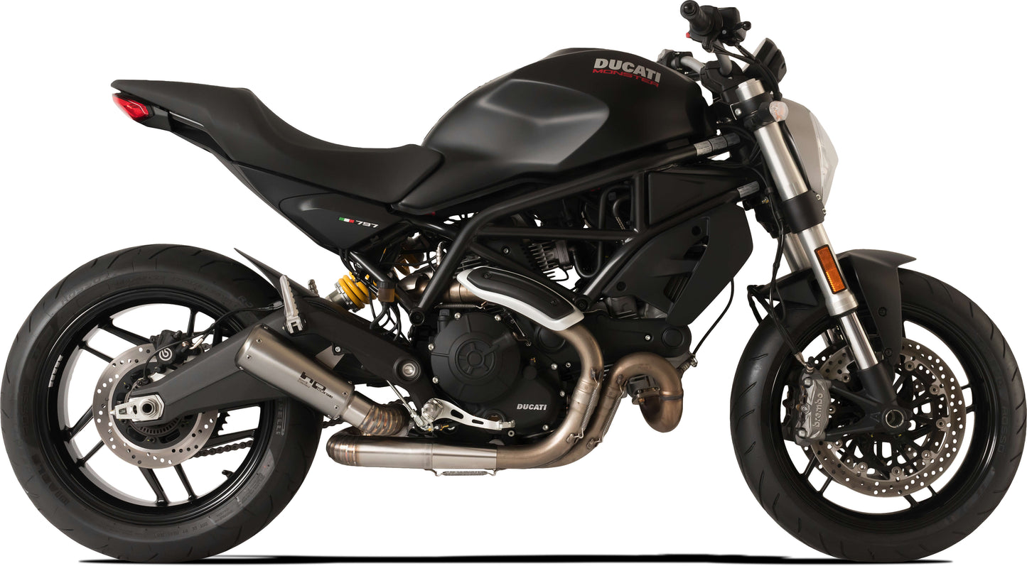 HP Corse Auspuff GP07 Satin Ducati Monster 797 2017-2020