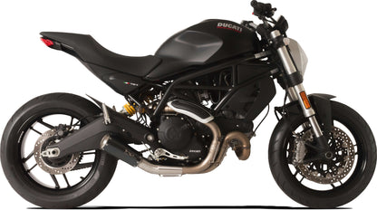 HP Corse Exhaust GP07 Black Ducati Monster 797 2017-2020
