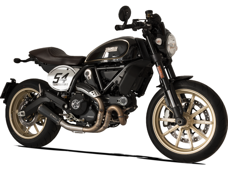 HP Corse Exhaust GP07 Black Ducati Scrambler 803 2015-2016