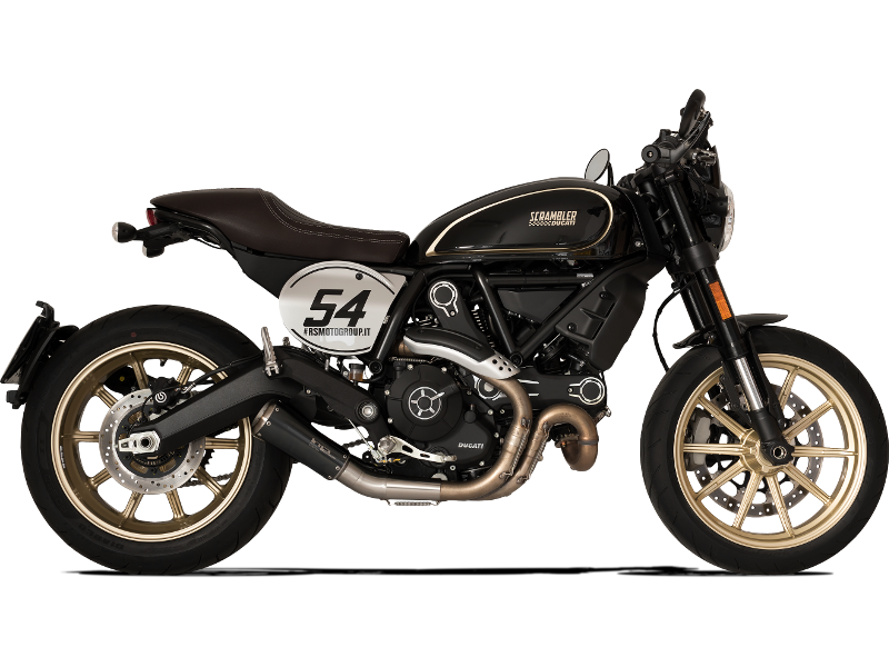 HP Corse Exhaust GP07 Black Ducati Scrambler 803 2015-2016